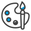 painting icon for home page